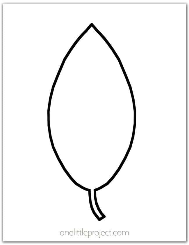 leaf outlines printable leaf outlines printable