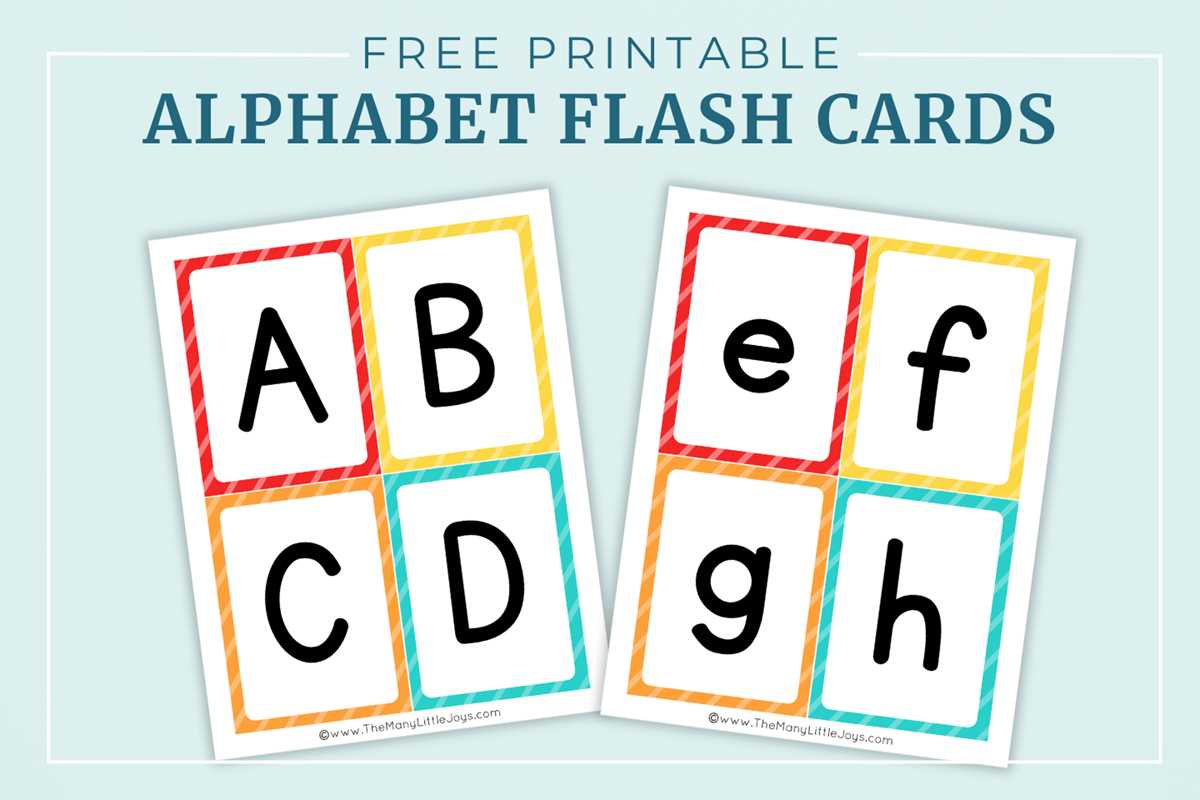 letter flashcards printable
