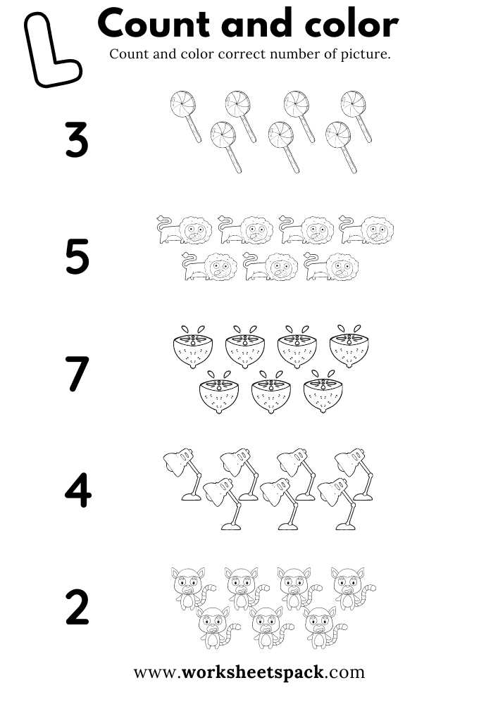 letter l worksheets free printables