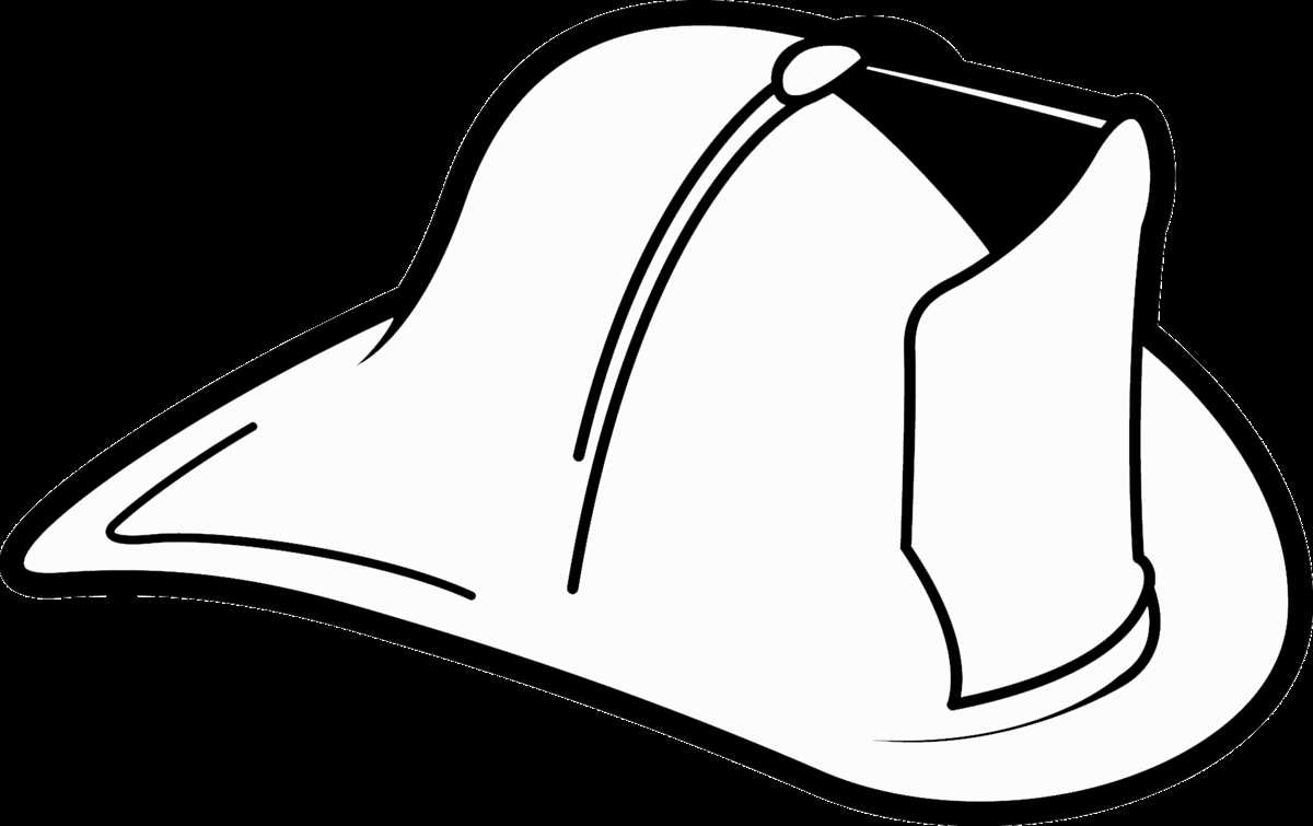 free printable firefighter hat template printable