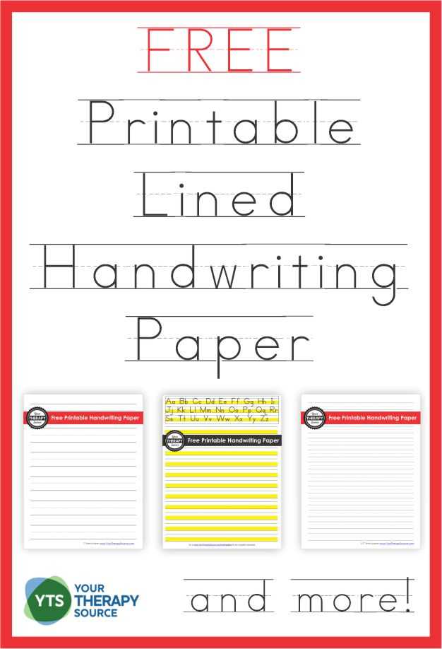 lined stationery printable free