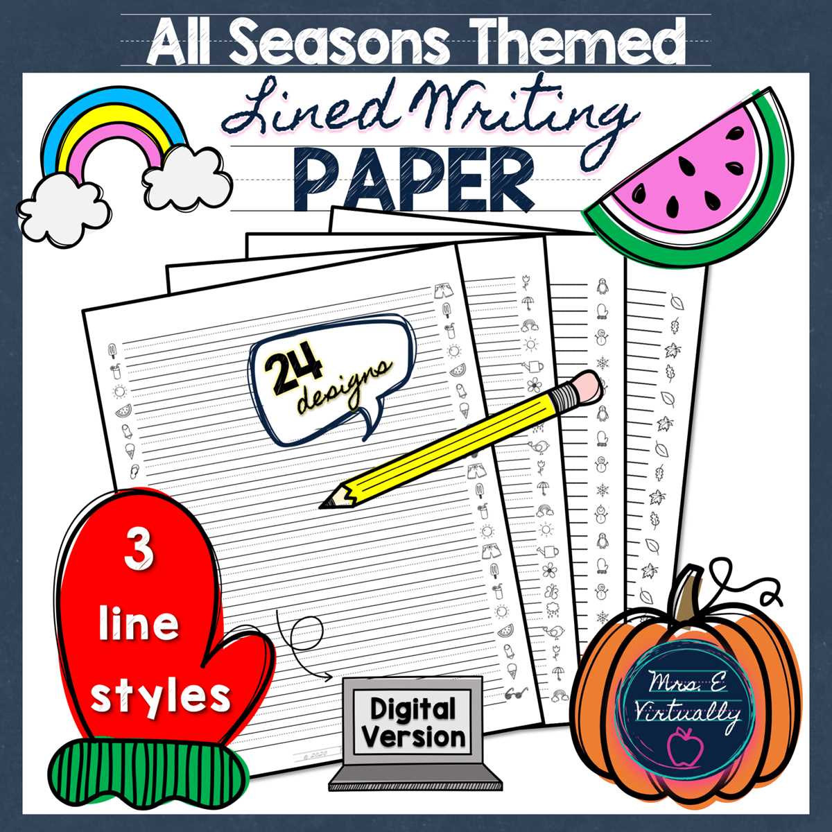 lined writing paper free printable