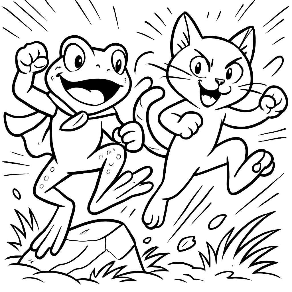 frog coloring pictures free printables