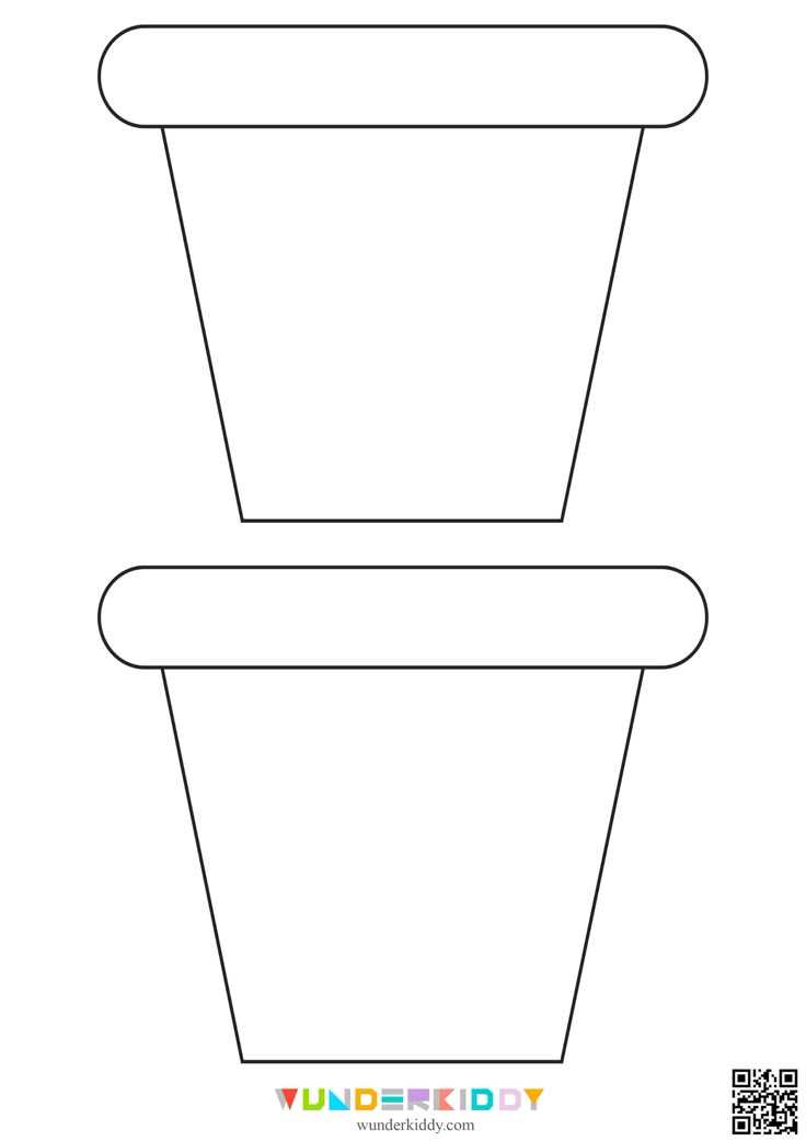 flower pot template printable