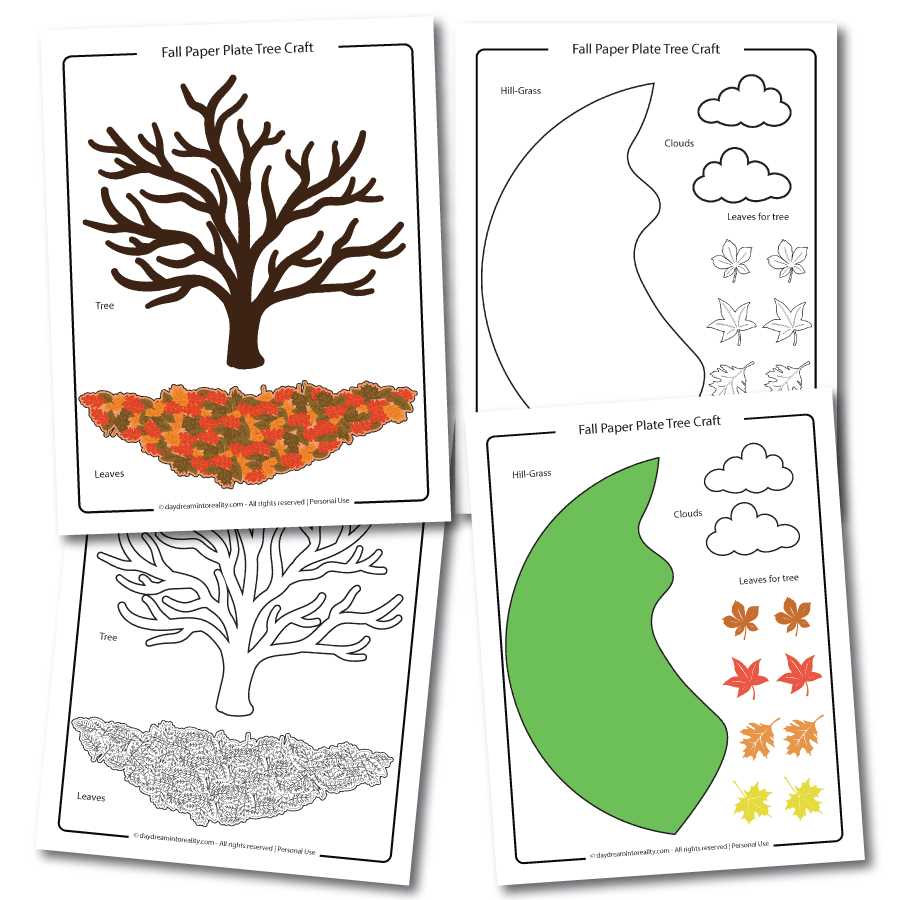 printable fall tree craft