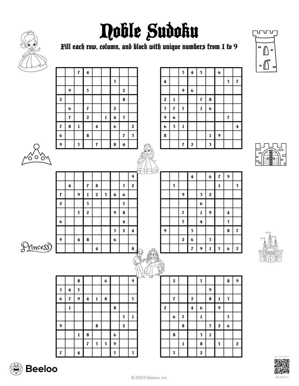 loco sudoku printable games