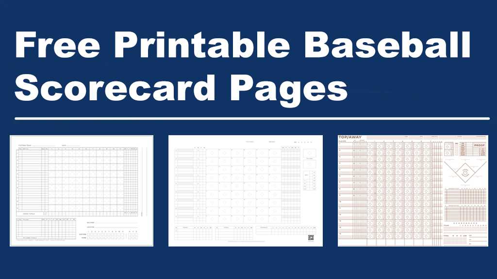 baseball printable scorecard