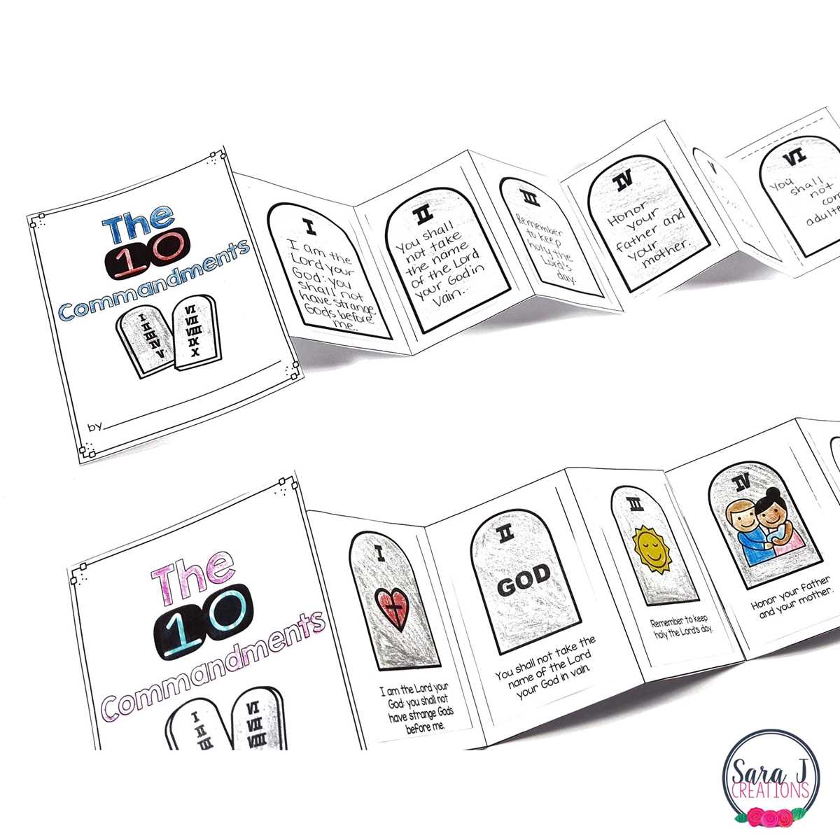 catholic ten commandments printable