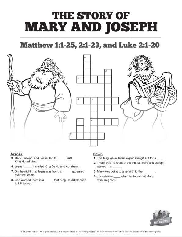 printable christmas story for sunday school