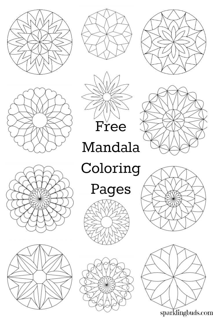 mandala free printable