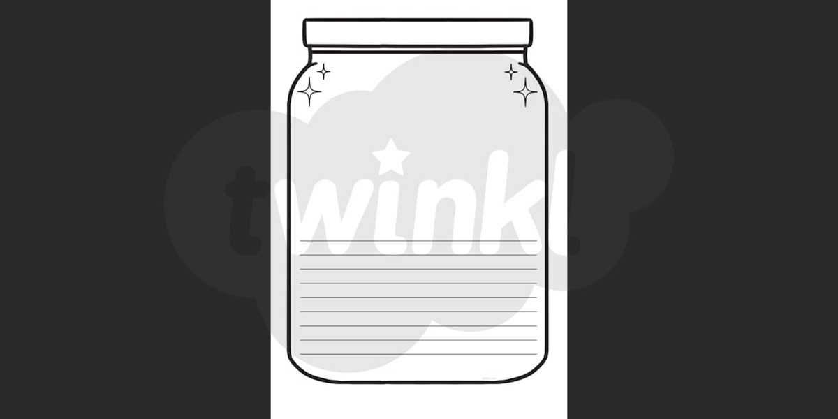 mason jar printable template