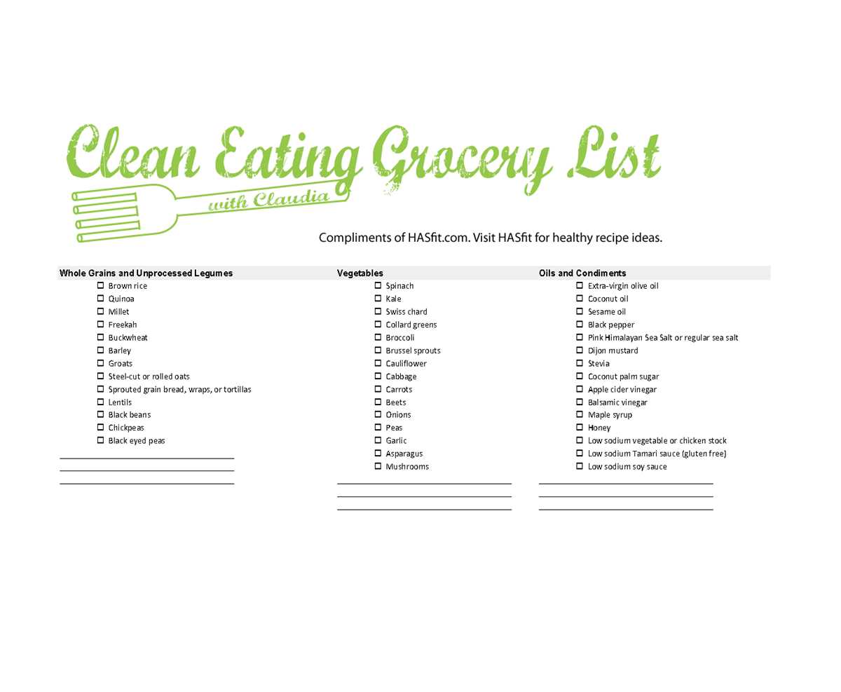 printable healthy grocery shopping list printable healthy grocery shopping list