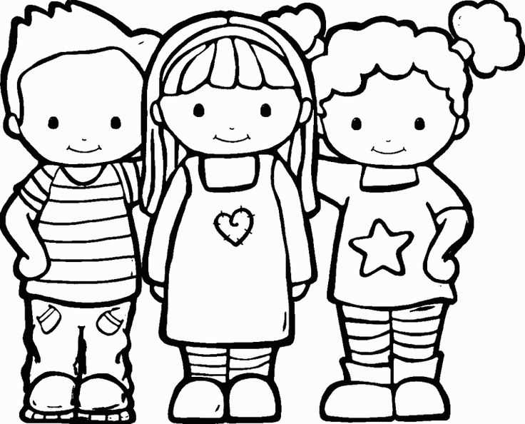 friends printable coloring pages