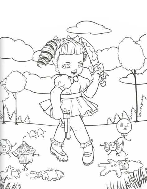 melanie martinez coloring pages printable