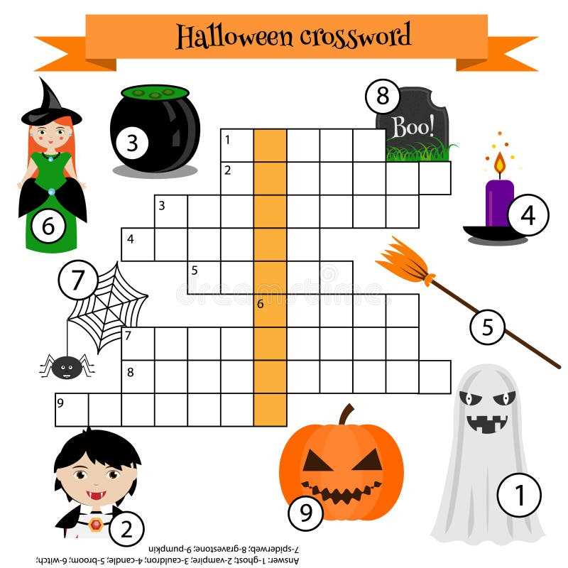 halloween crossword puzzle printable halloween crossword puzzle printable