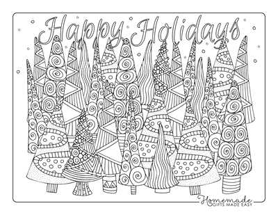 merry christmas colouring pages printable