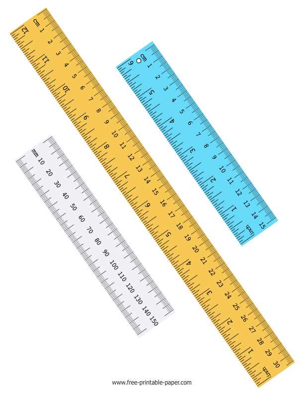 metric printable ruler