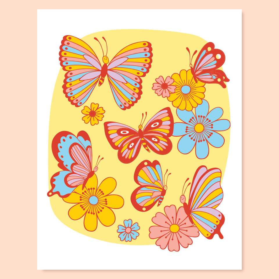 printable butterfly pictures print