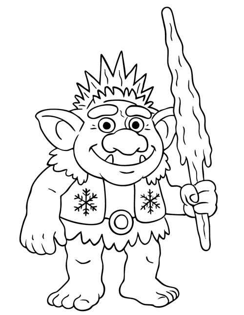 printable coloring pages trolls