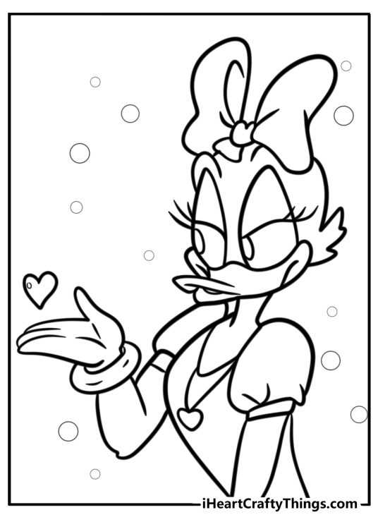 minnie printable coloring pages