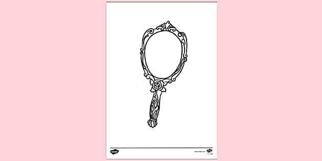 mirror template printable