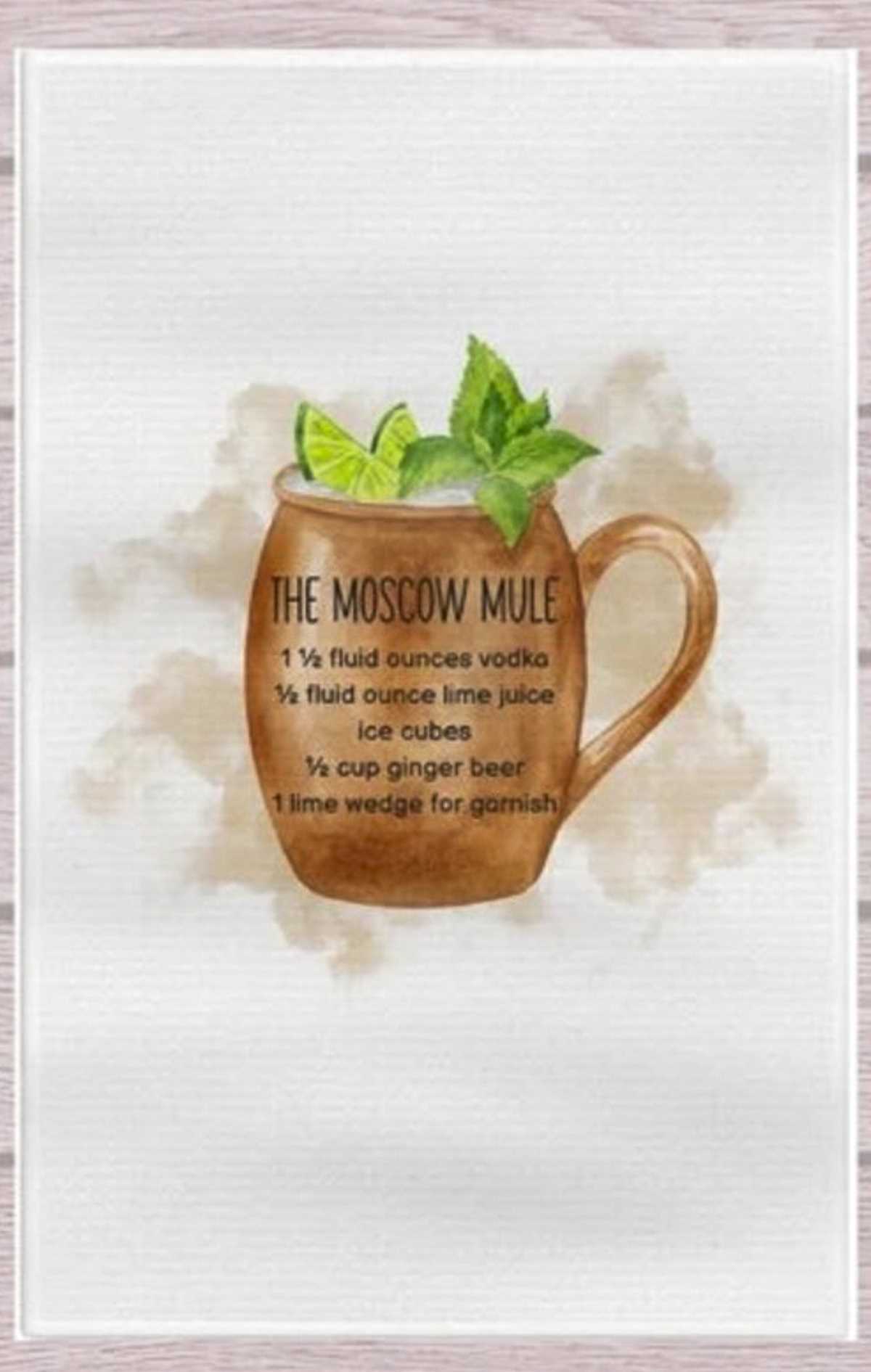 moscow mule recipe printable