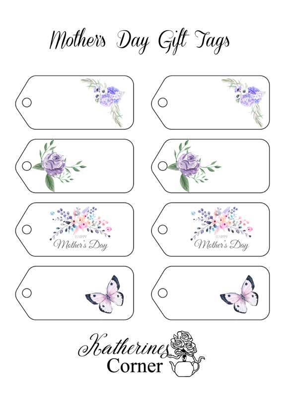 mothers day tags printable