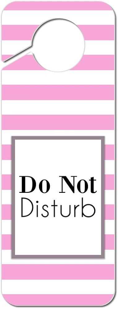 do not disturb door sign printable