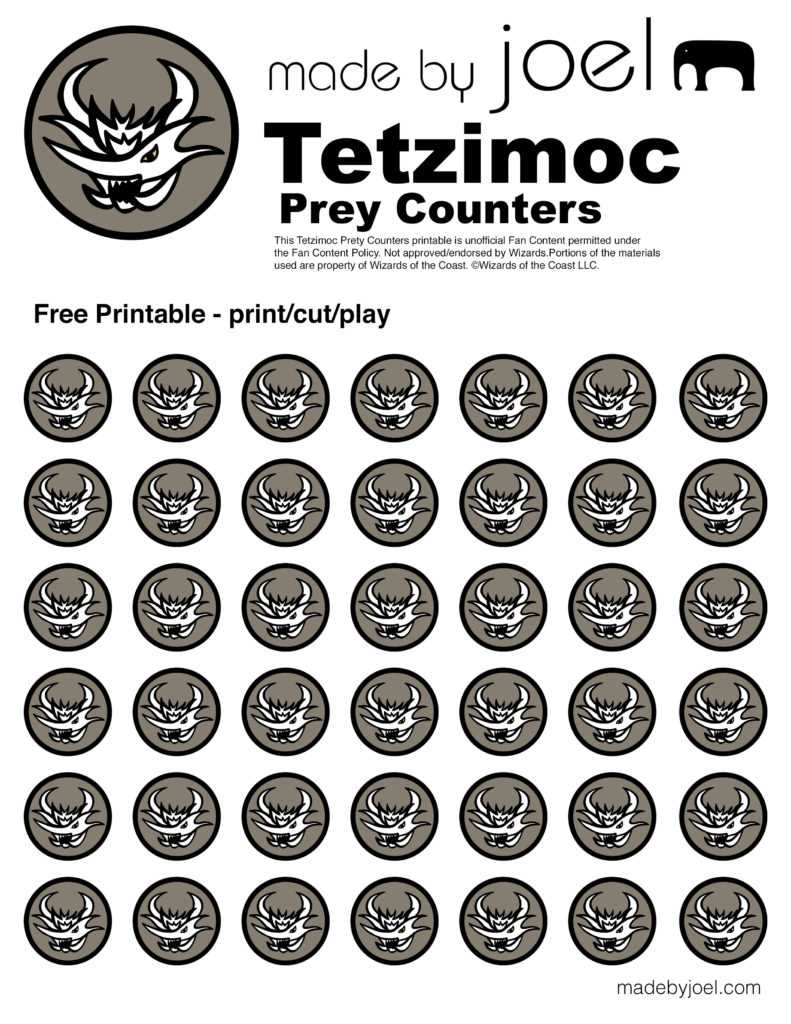 mtg tokens printable