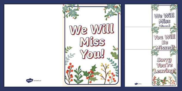 printable miss you cards