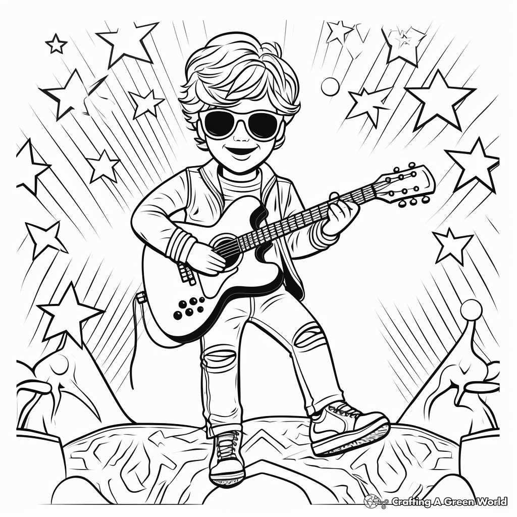 music coloring pages free printable