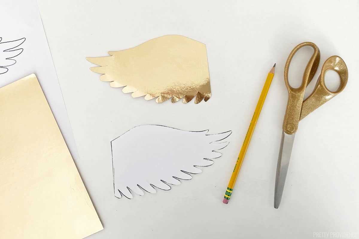 golden snitch wings printable