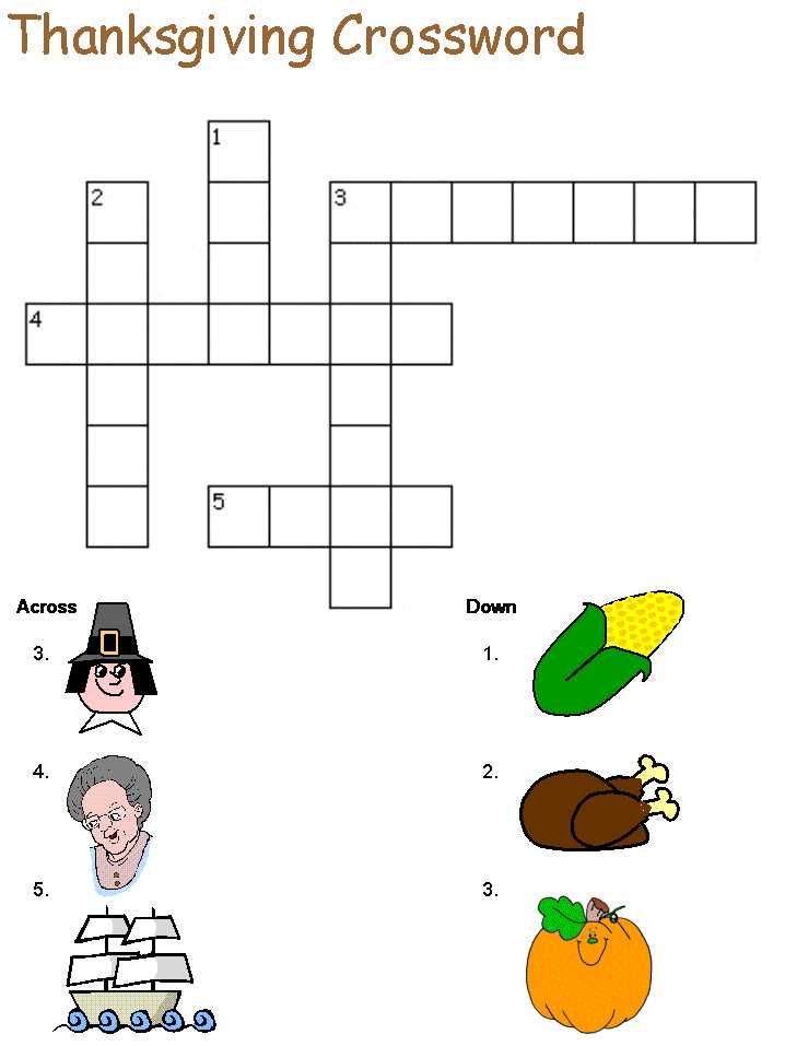 free thanksgiving crossword puzzles printable free thanksgiving crossword puzzles printable