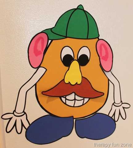 mr potato head parts printable