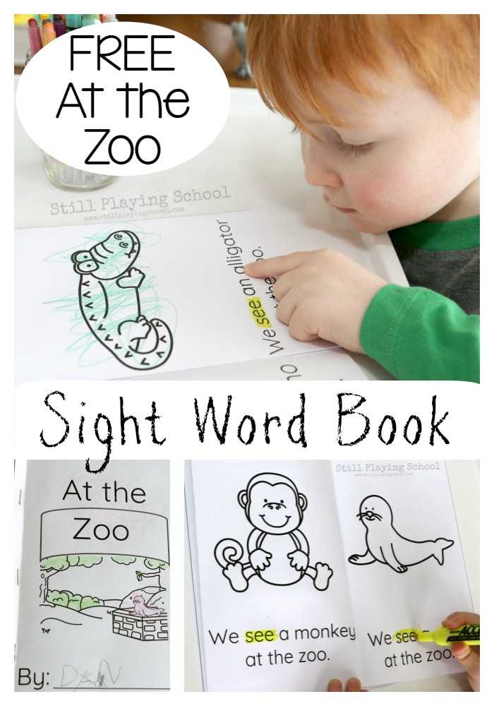 free printable sight word books free printable sight word books