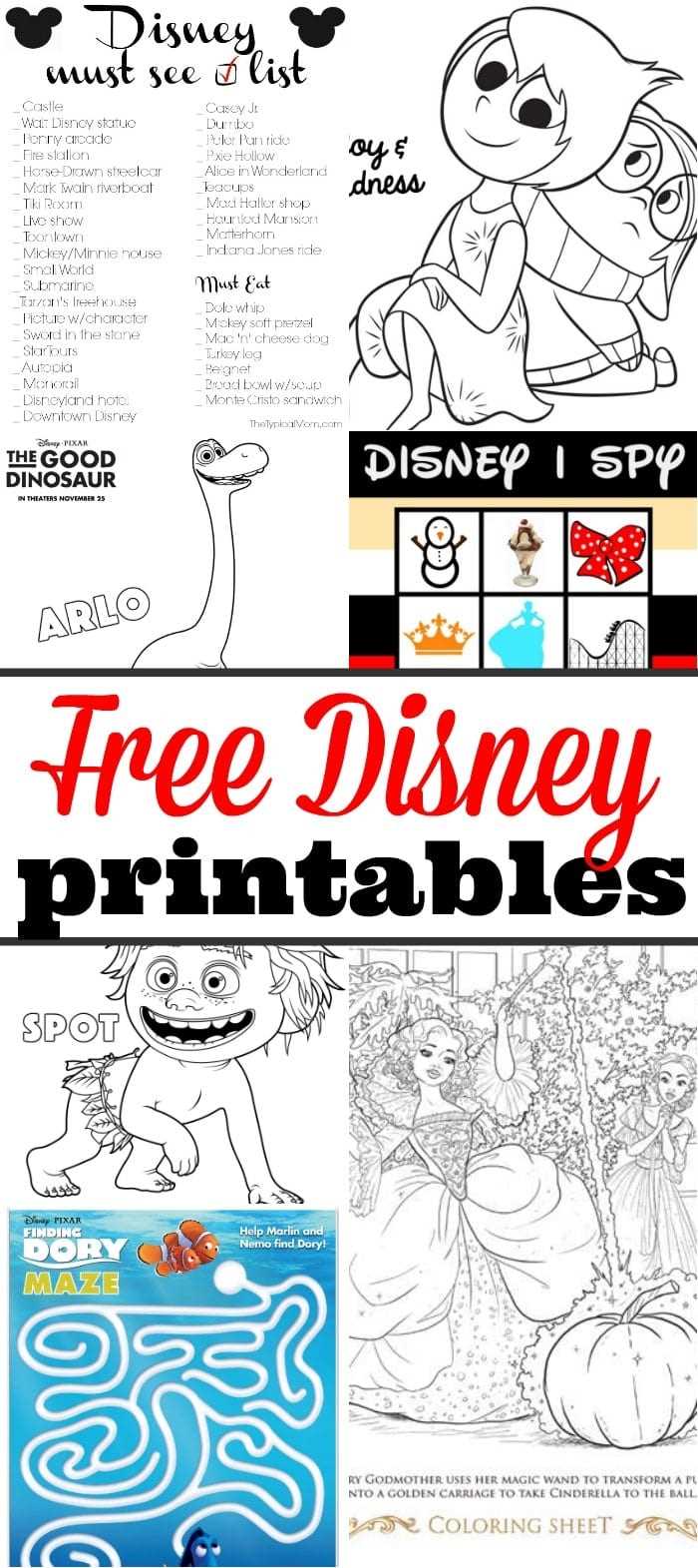 disney pictures printable