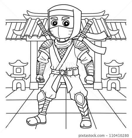 ninja printable coloring pages