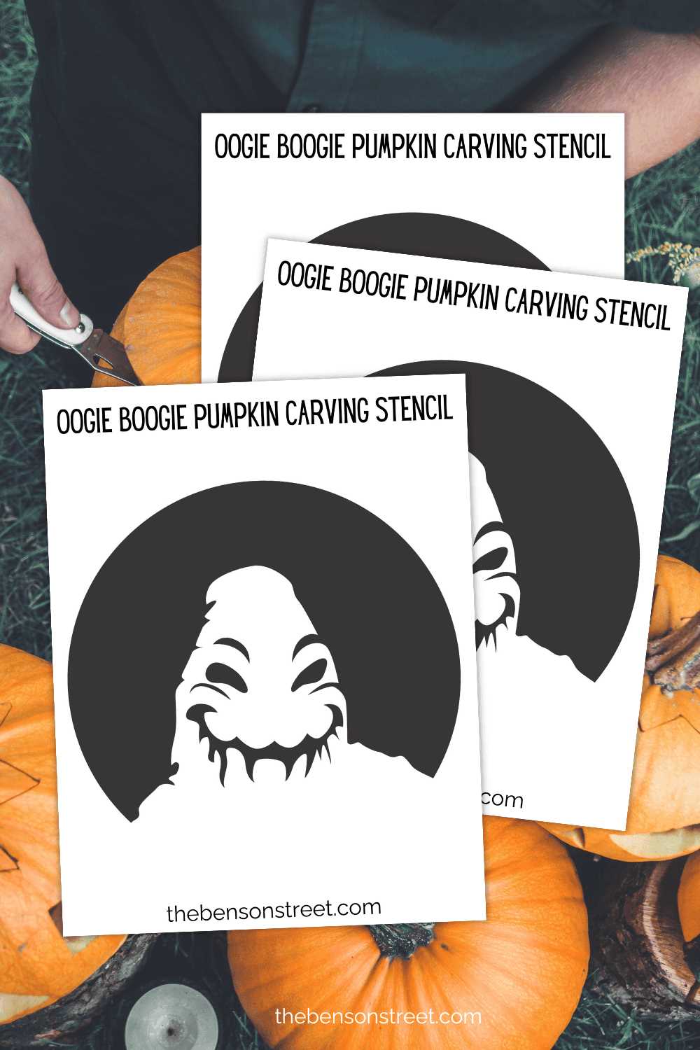 oogie boogie pumpkin stencil printable oogie boogie pumpkin stencil printable