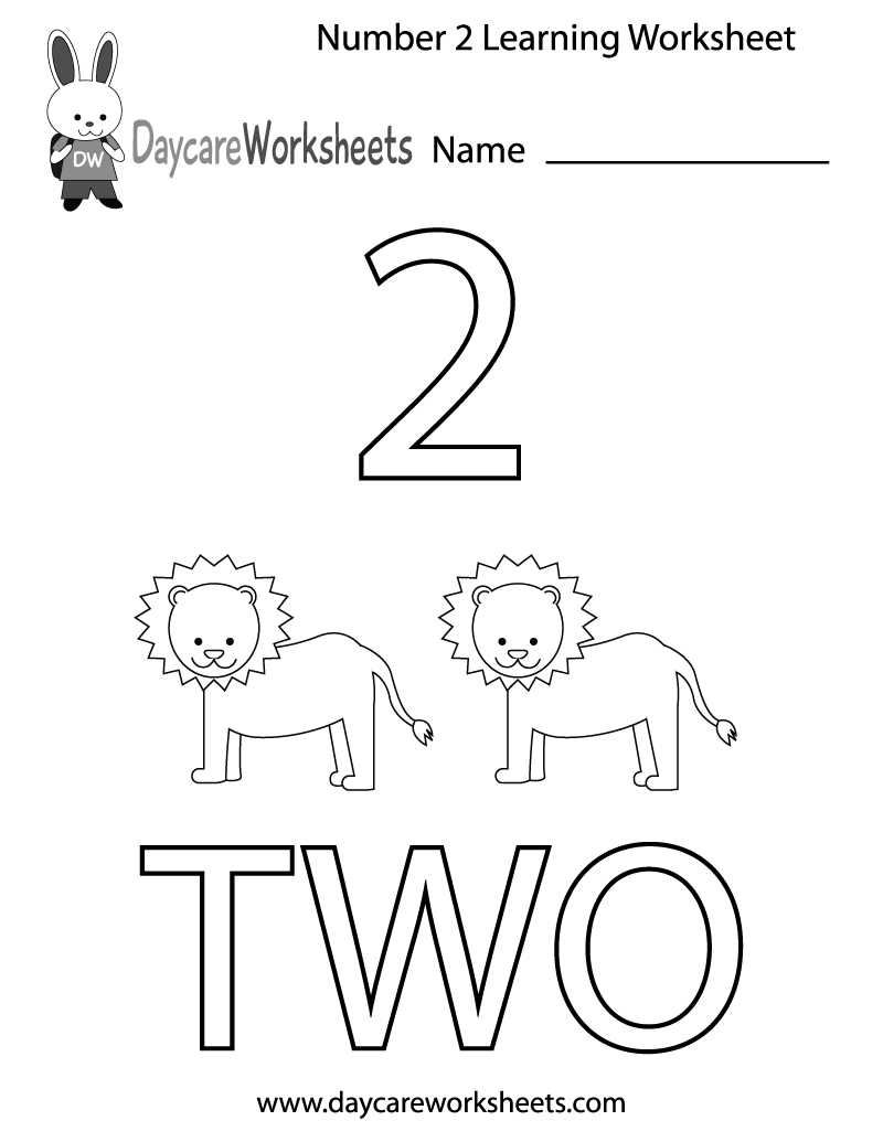 number two printable