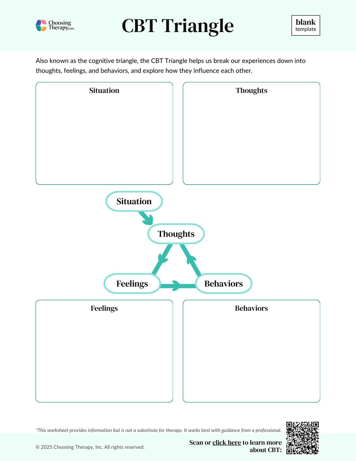 printable cbt triangle worksheet