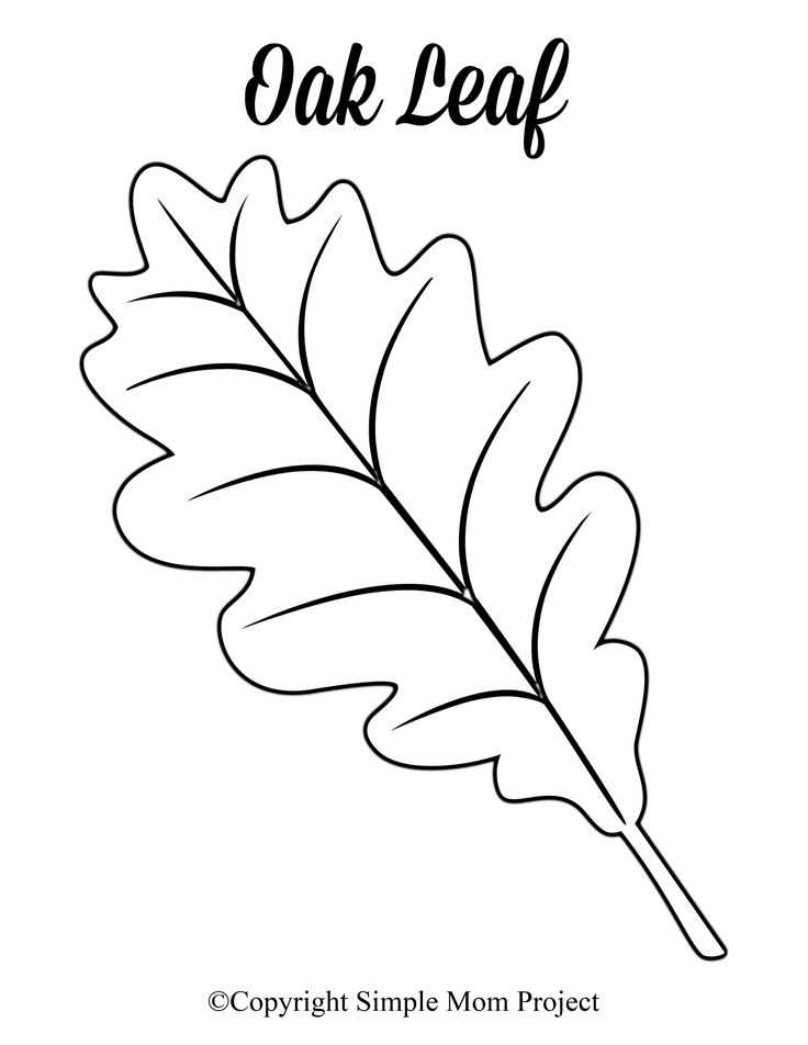 leaves stencil printable