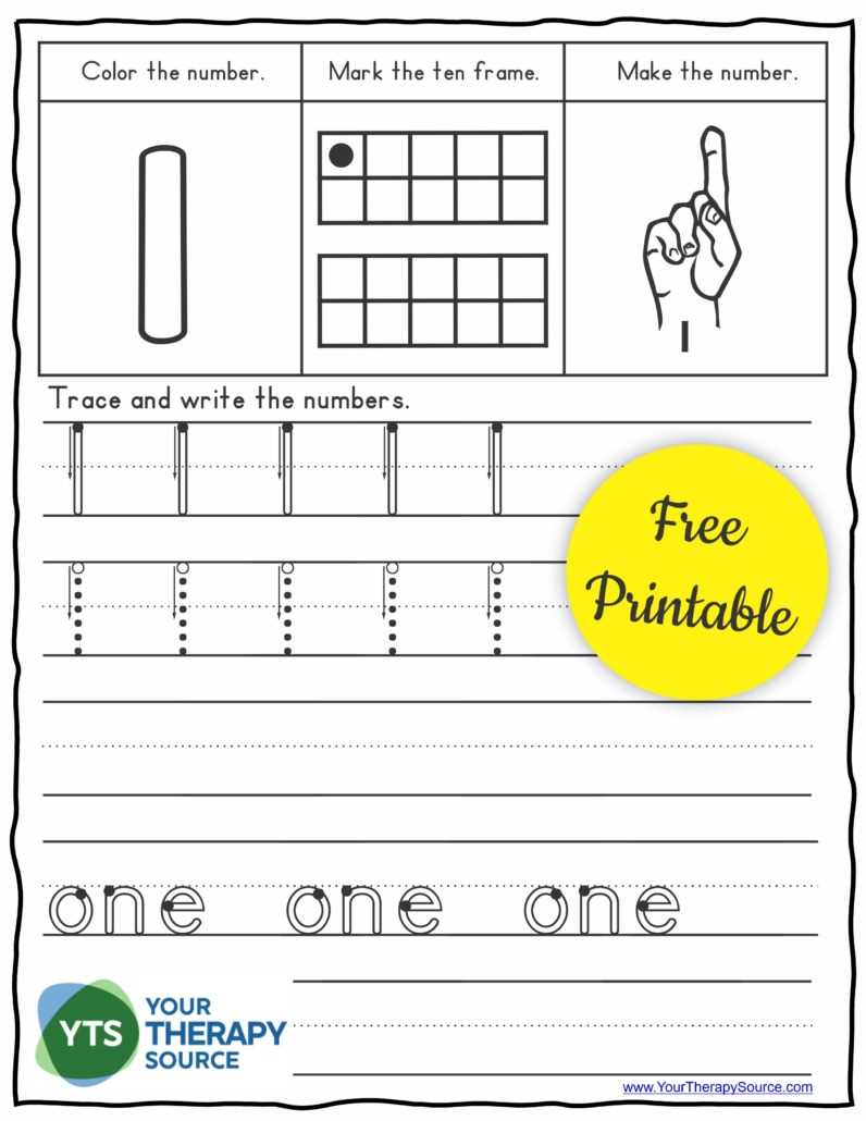 number worksheets printable free