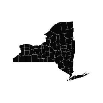 nys county map printable