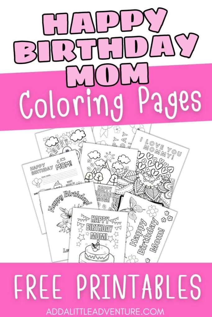 mother birthday card printable