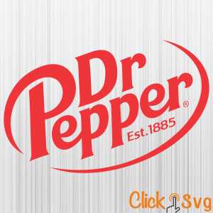 printable dr pepper logo
