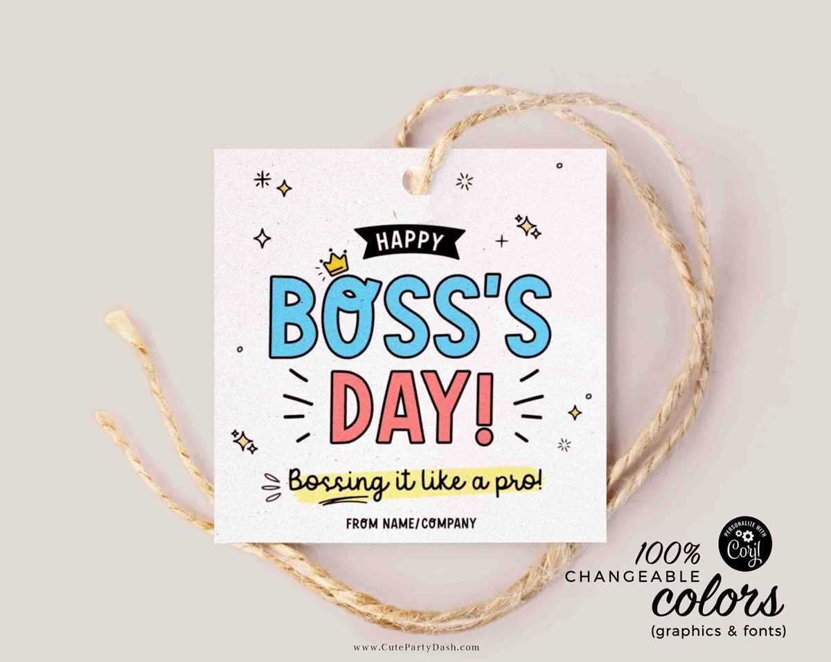 bosss day printable card bosss day printable card