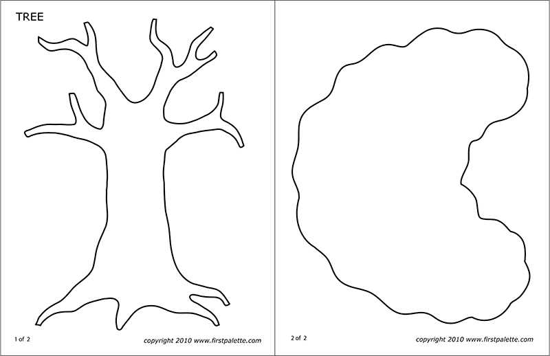 free tree printable template