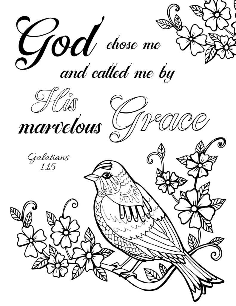 free printable bible color pages