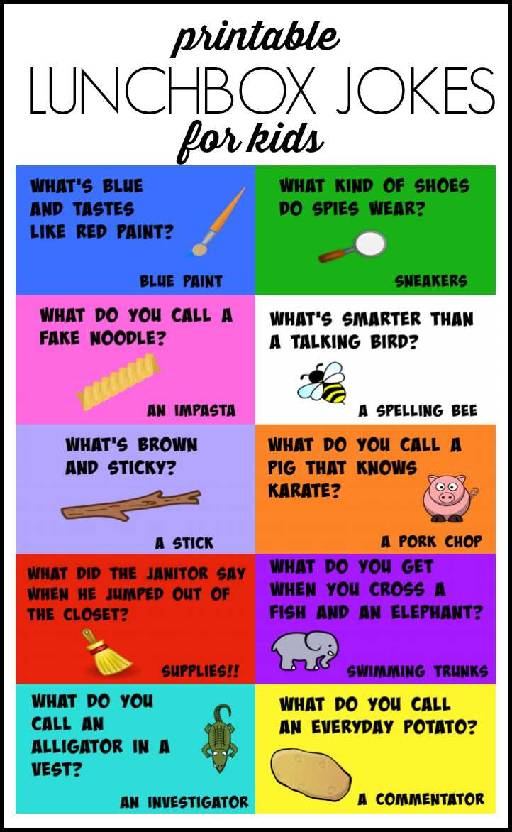 lunchbox jokes printable