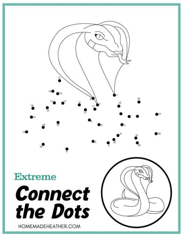 advanced dot to dot printables